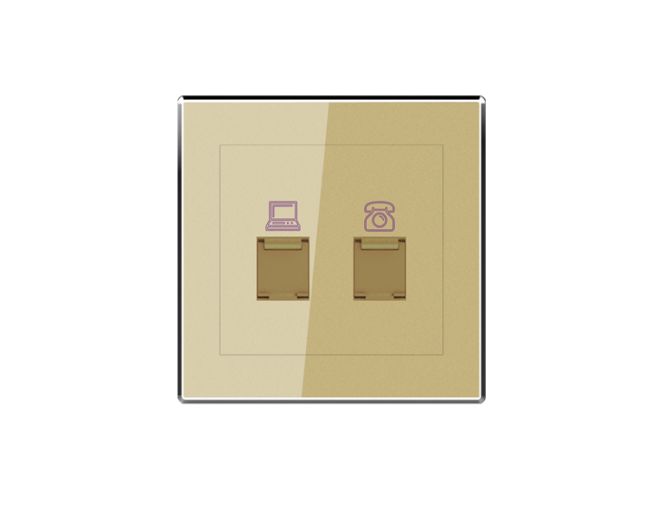 經(jīng)典觸摸電腦電話插座